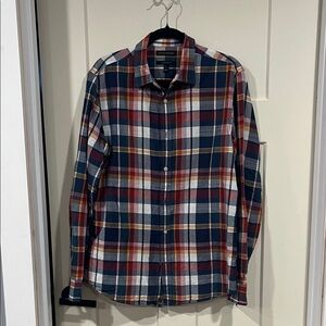 Banana Republic Multicolor Plaid Button Down Shirt